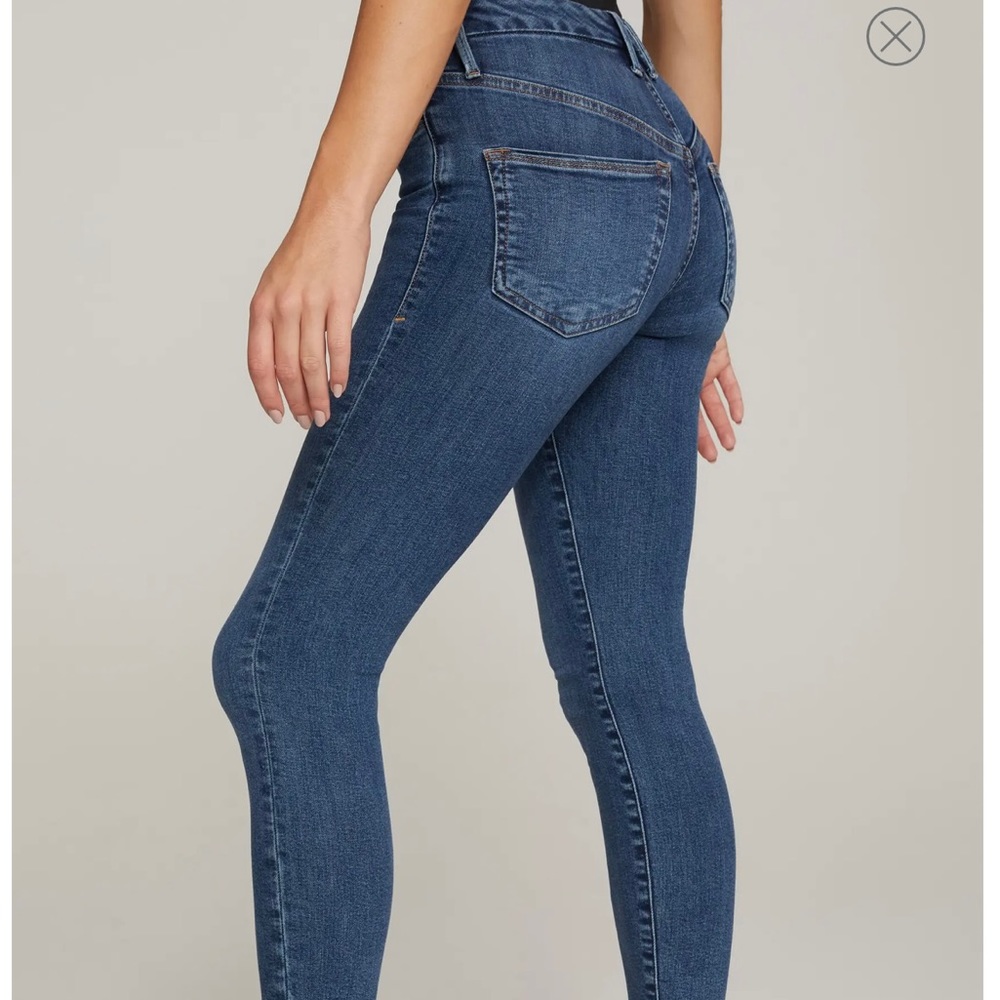 Good American High Waist Ankle Skinny Jeans